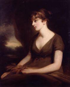 Frances Talbot, by Thomas Phillips, 1802. Frances would later become Countess Morley, receiving a personal copy of Emma as well as mistaken credit for penning Sense and Sensibility and Pride and Prejudice.