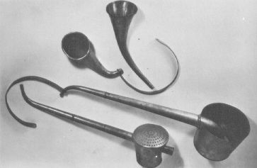A collection of several of Beethoven's Ear Trumpets.