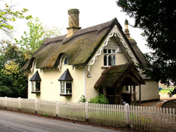 Una cabaña en el pueblo de Old Warden (Foto: C Price)