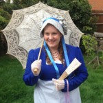 Ready for the Jane Austen Festival in Bath, 2014.