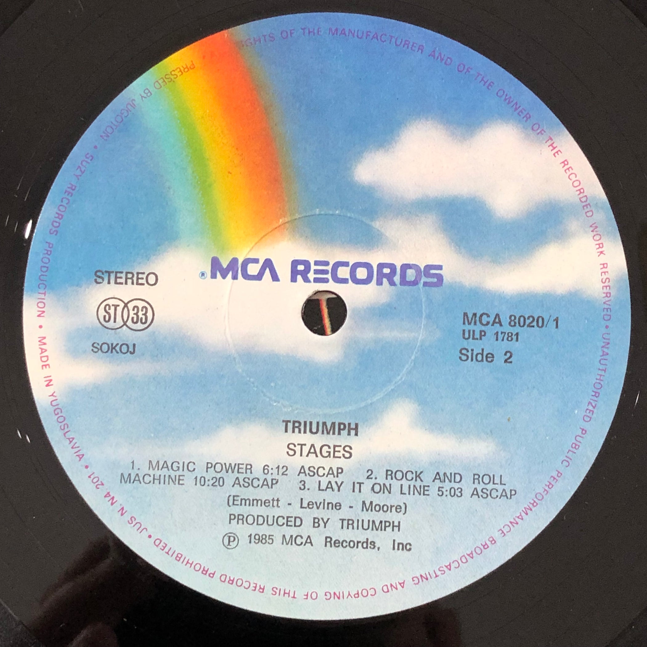 Triumph - Stages (Vinyl 2LP)[Gatefold] — Record Exchange