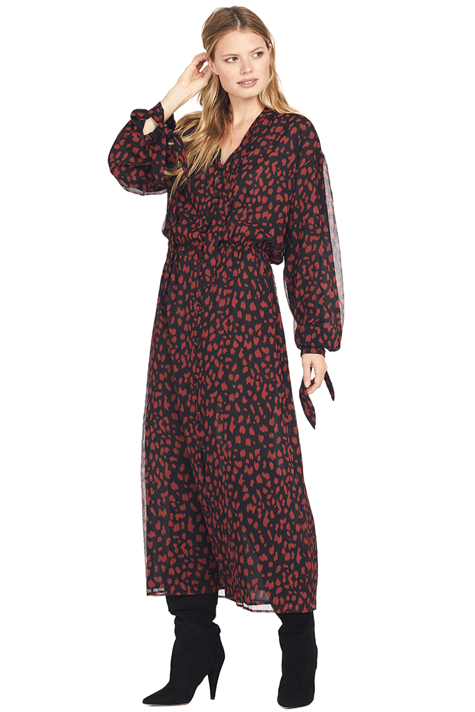 witchery leopard dress