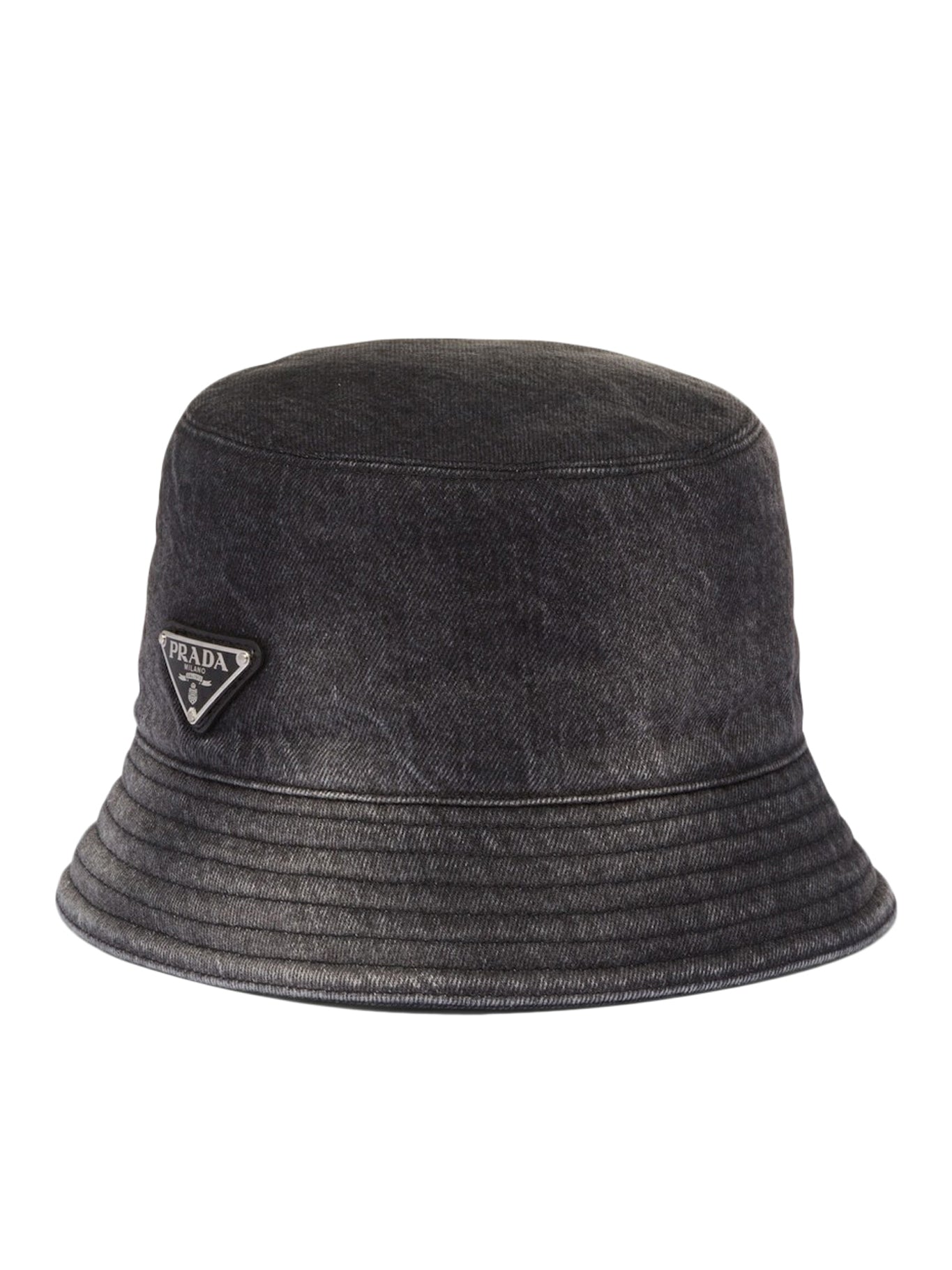 PRADA DENIM BUCKET HAT