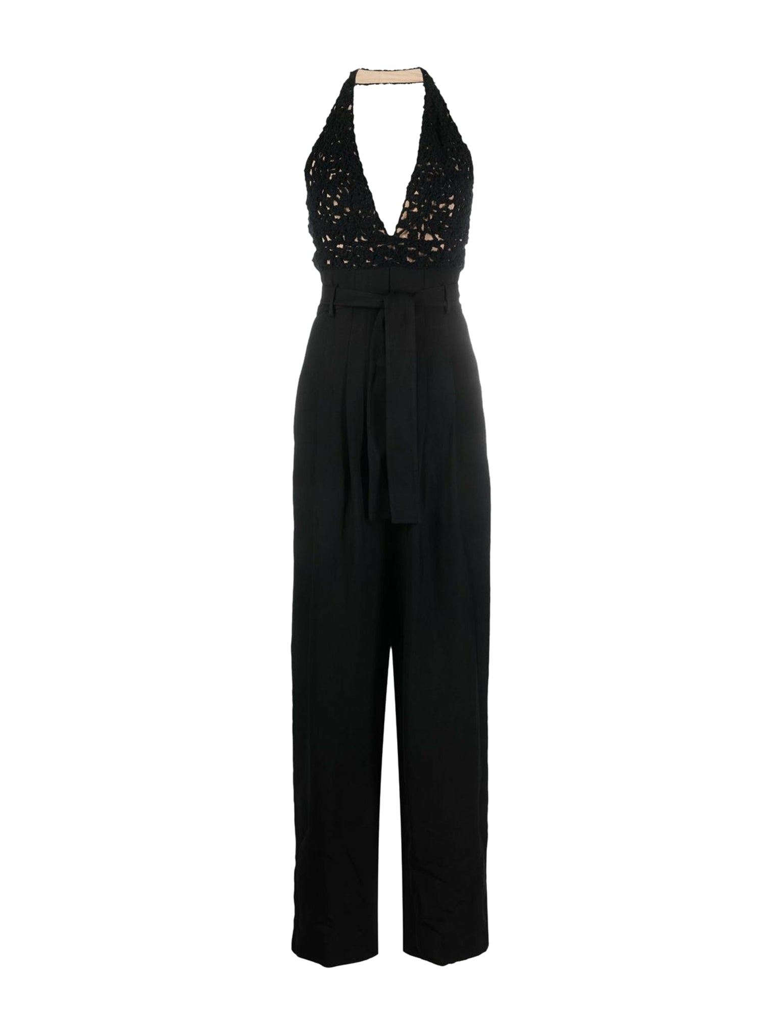 BRUNELLO CUCINELLI CROCHET-DETAIL JUMPSUIT