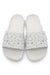 Fashionable Butterfly Slides White