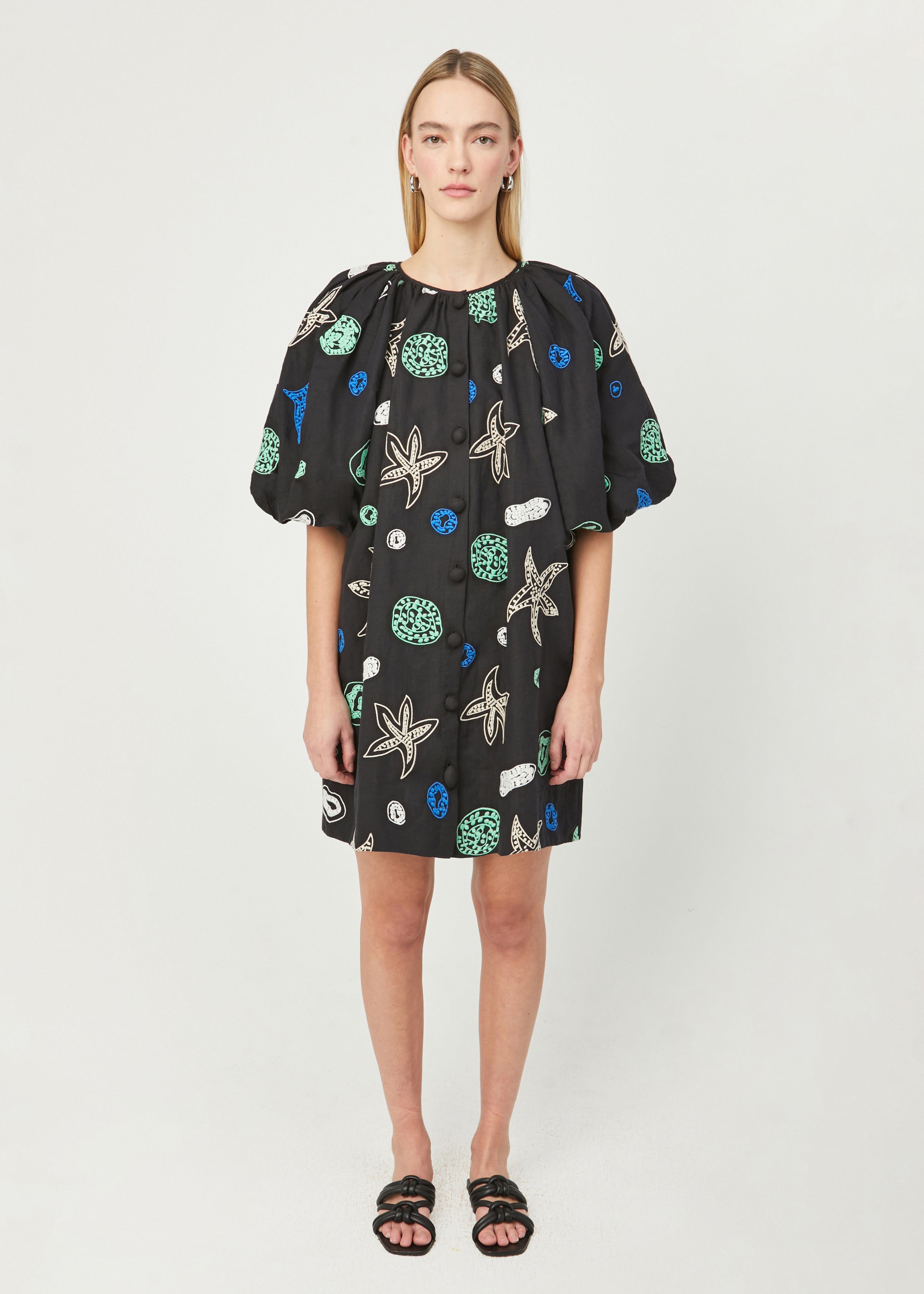 RHODE | Paloma Dress | Oceana Embroidery