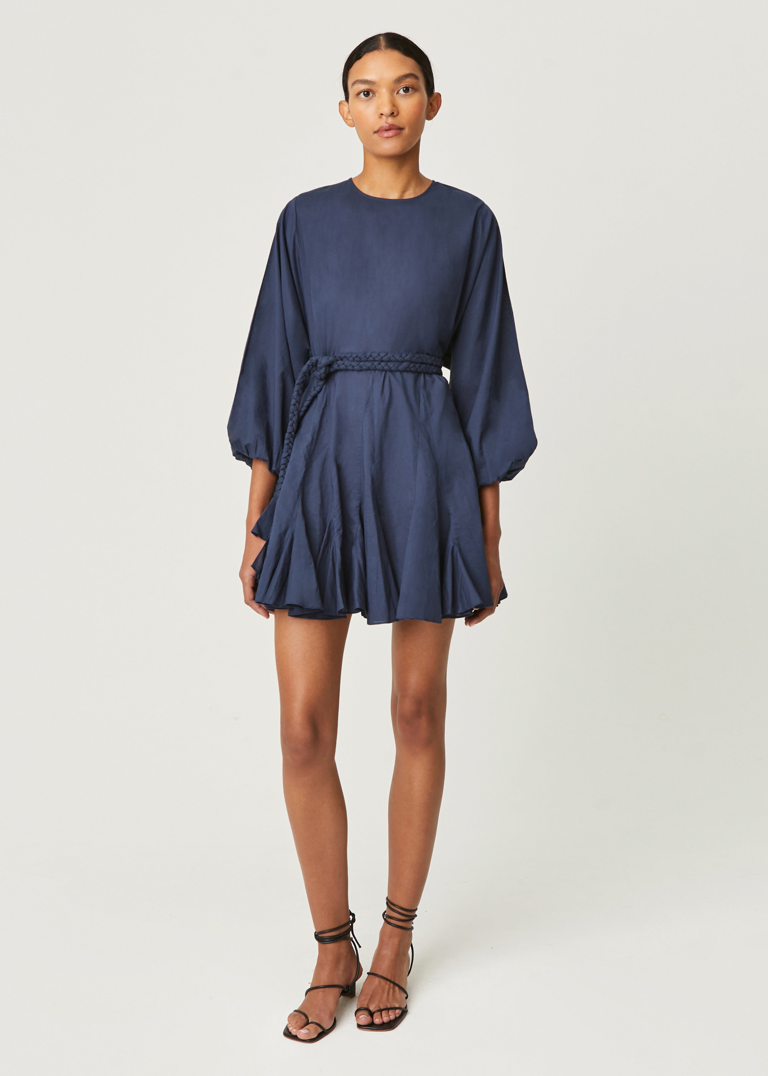 RHODE Ella Dress | Navy | Official Site