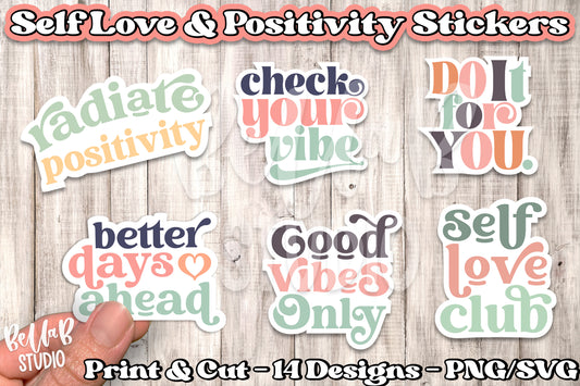 Positive Affirmation Stickers Bundle – Bella B Studio