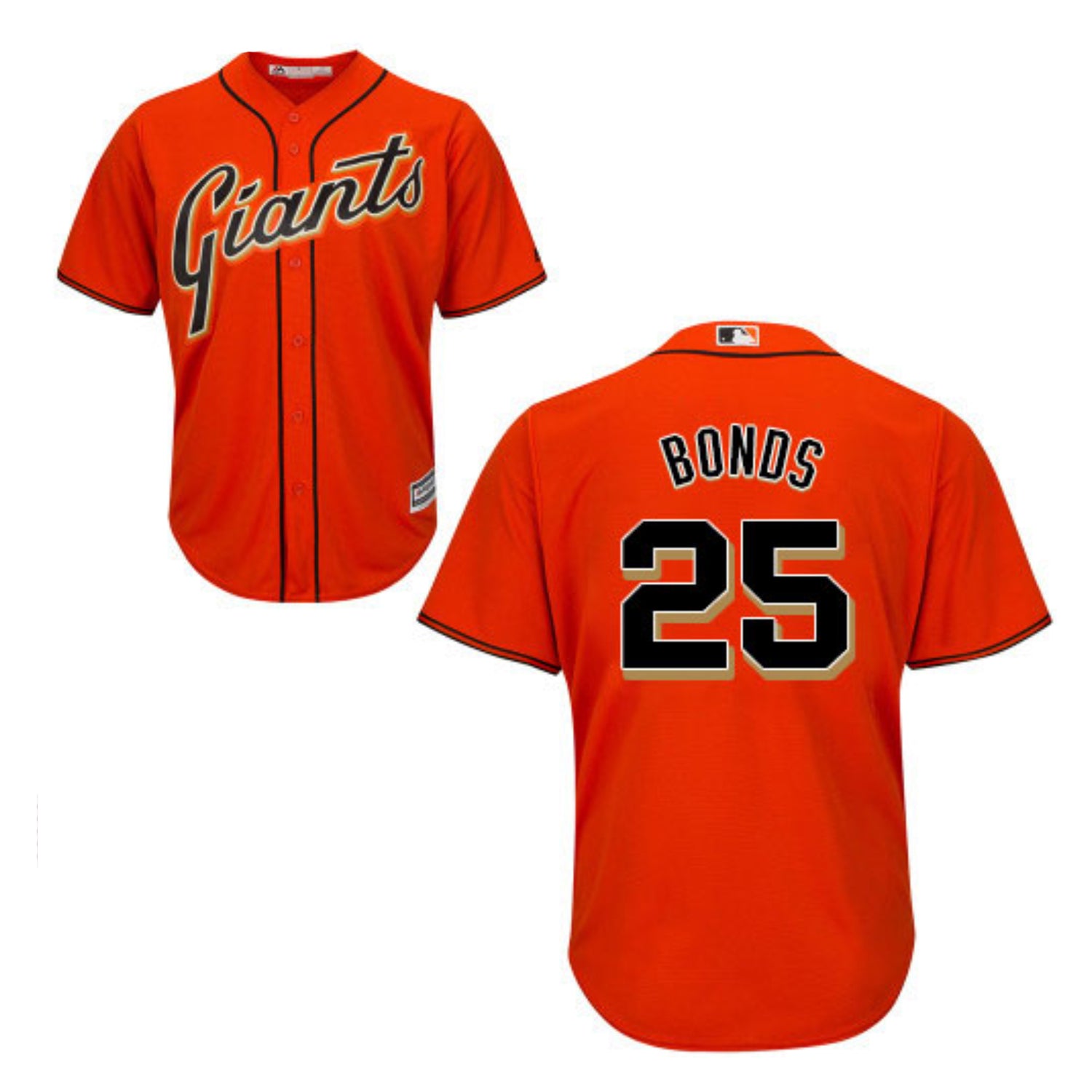 San Francisco Giants Majestic Alternate Flex Base Authentic Collection Team Jersey - Orange