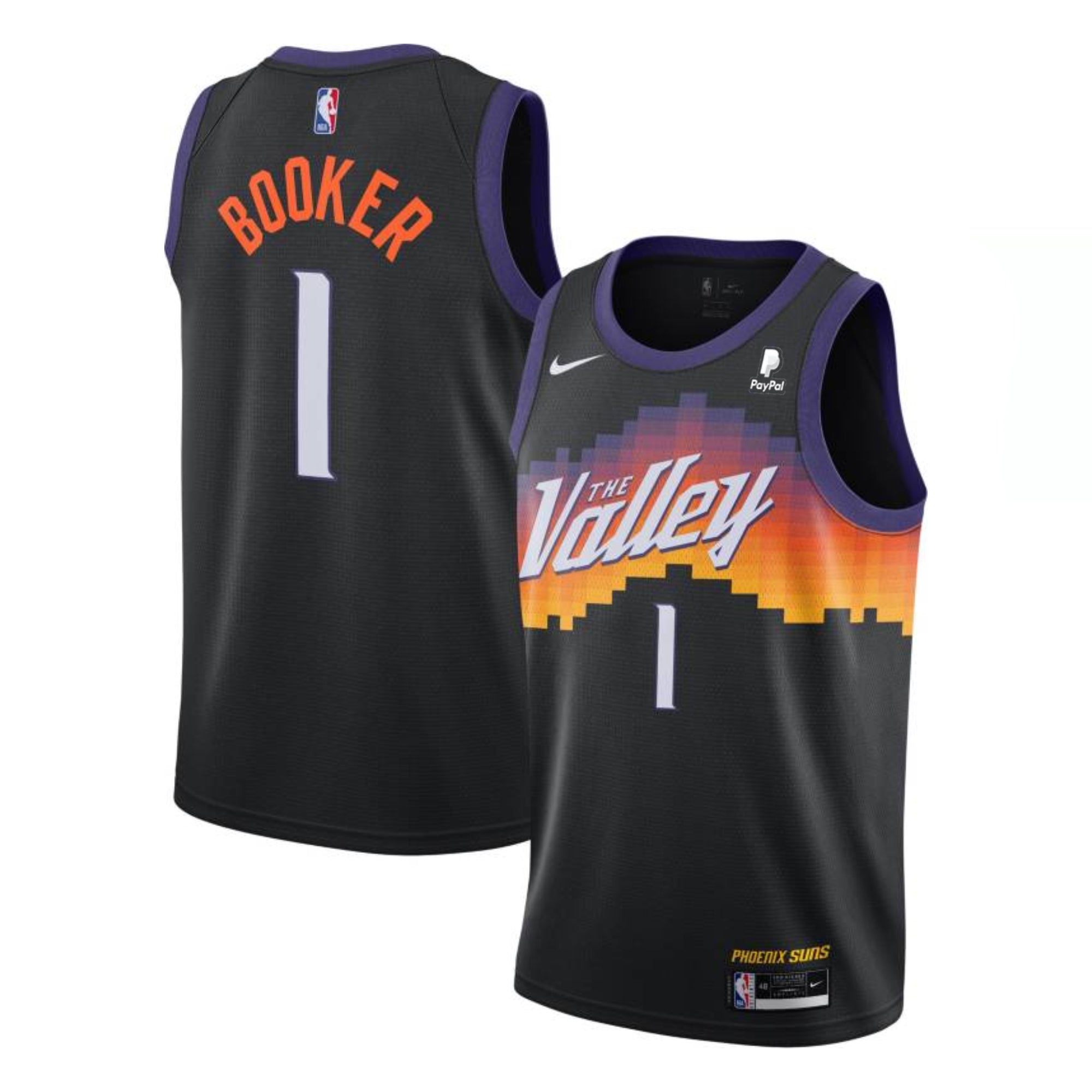 booker suns jersey