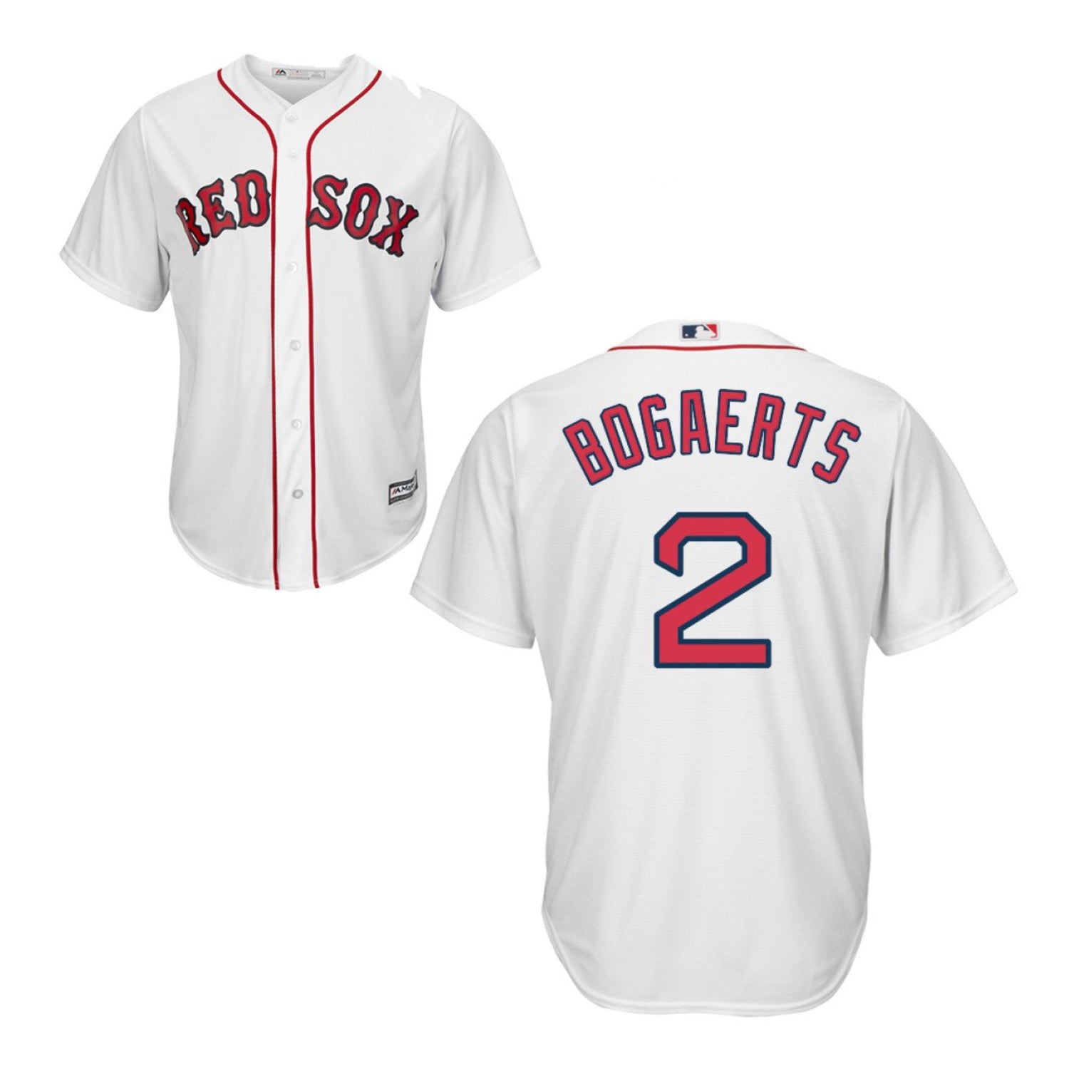 what is the 2 on red sox jersey