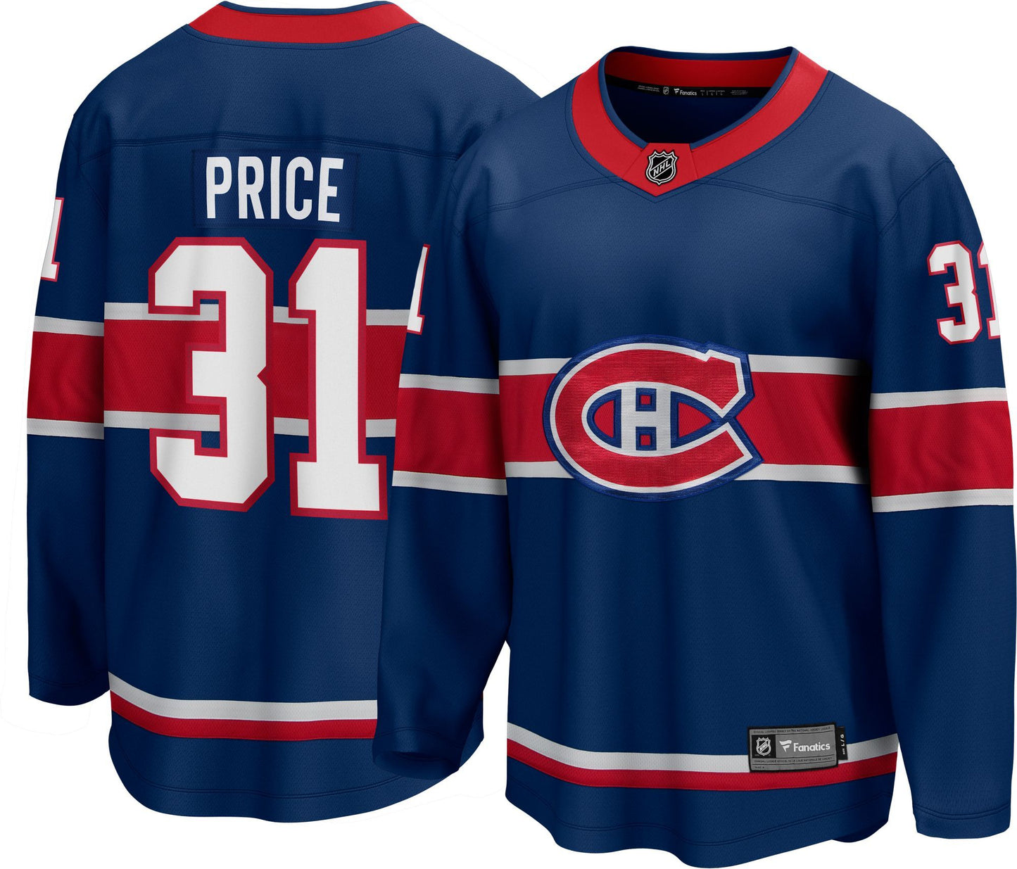 Adidas Adidas Primegreen Official Montreal Canadiens Away Jersey -  Tricolore Sports