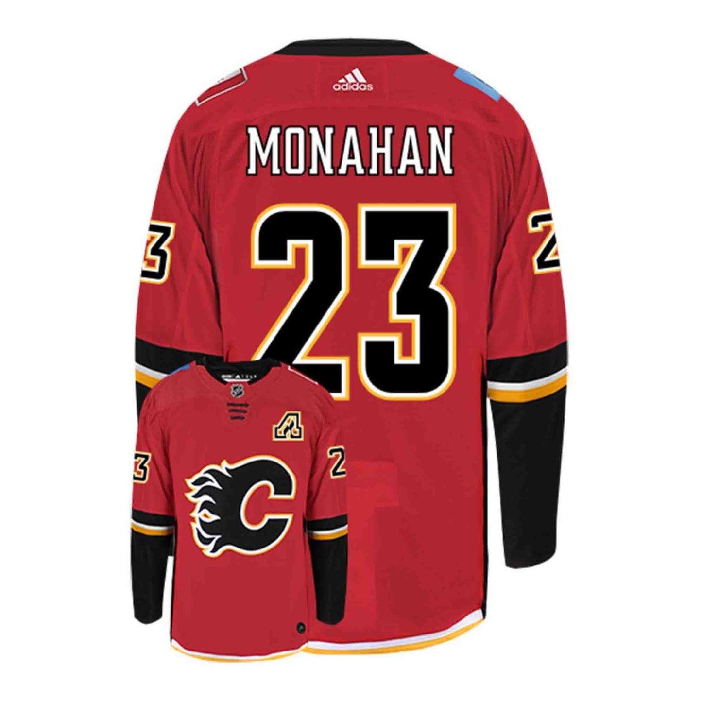 Sean Monahan Calgary Flames Autographed adidas #23 Authentic Jersey