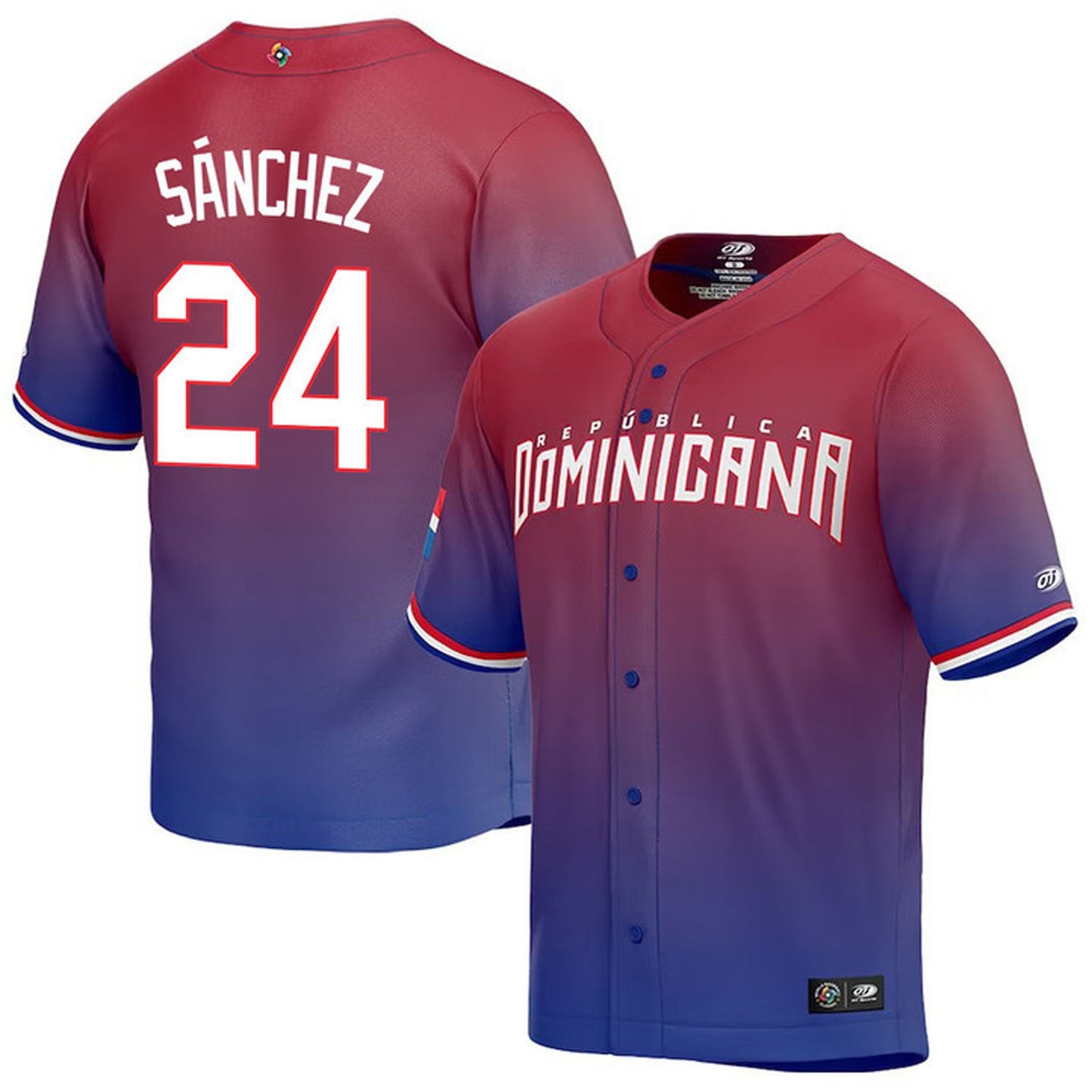 WBC Gary Sánchez Dominican Republic 24 Jersey JerseyHouse