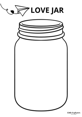 Picture of Love Jar print out