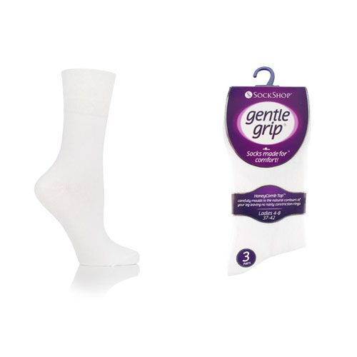 Gentle Grip Sock 3 Pack - Socks - Mole Avon