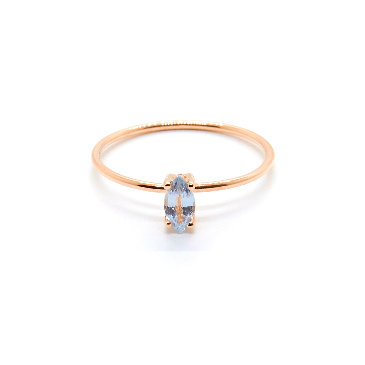 Tiny Marquise Ring | Pale Blue Sapphire – Natalie Marie Jewellery