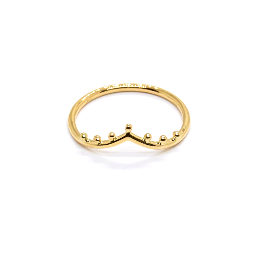Dotted Gentle Point Ring – Natalie Marie Jewellery