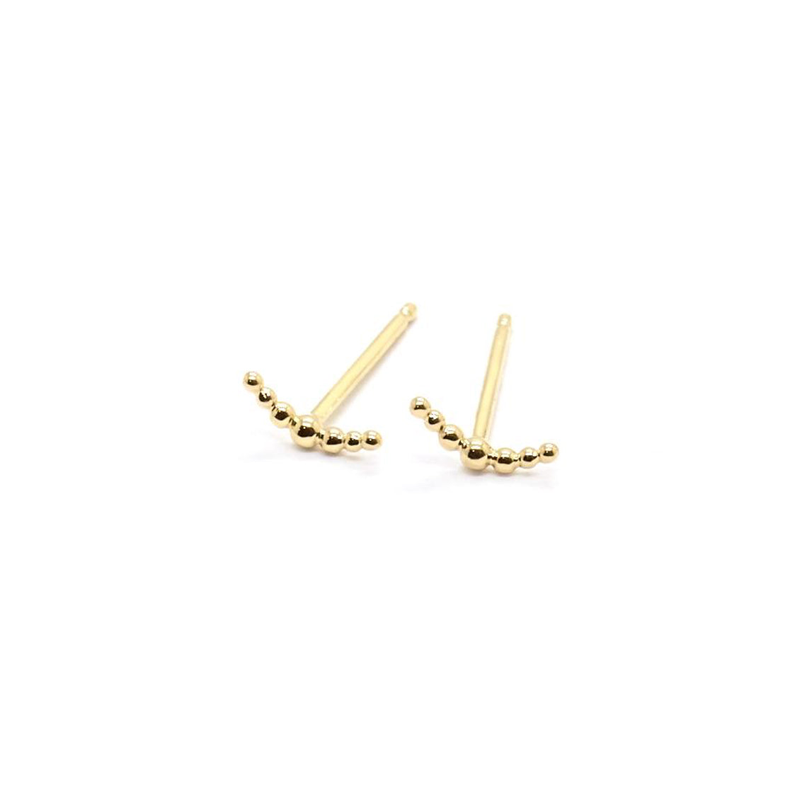 Crescent Studs – Natalie Marie Jewellery