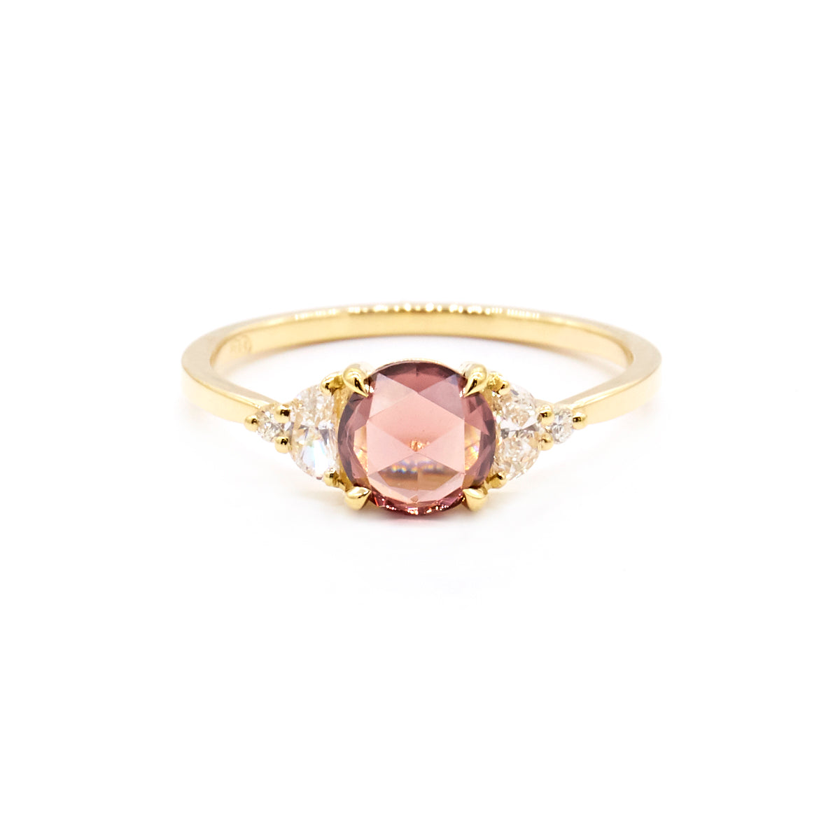 Hazel | Peach Zircon – Natalie Marie Jewellery