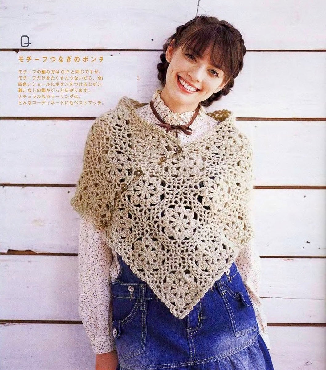 Crochet motif poncho and bolero free pattern – JPCrochet