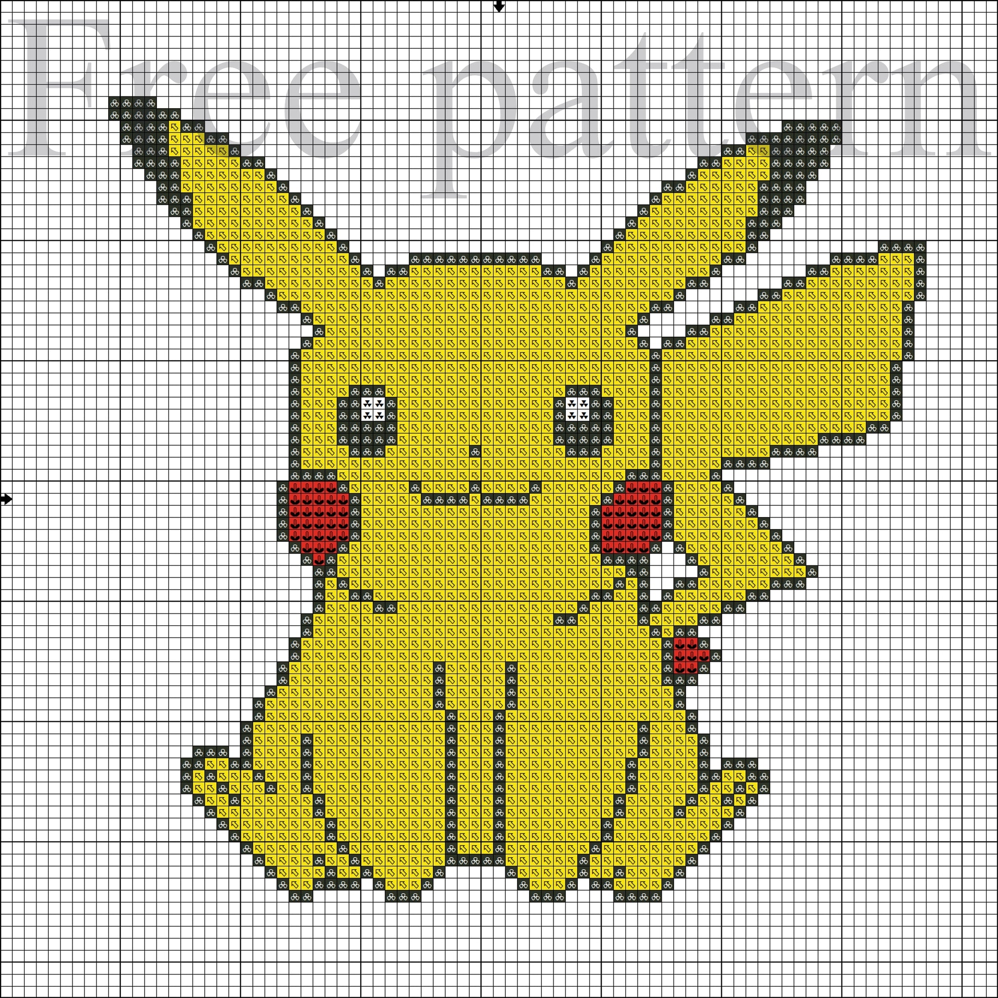 Pokemon free cross stitch