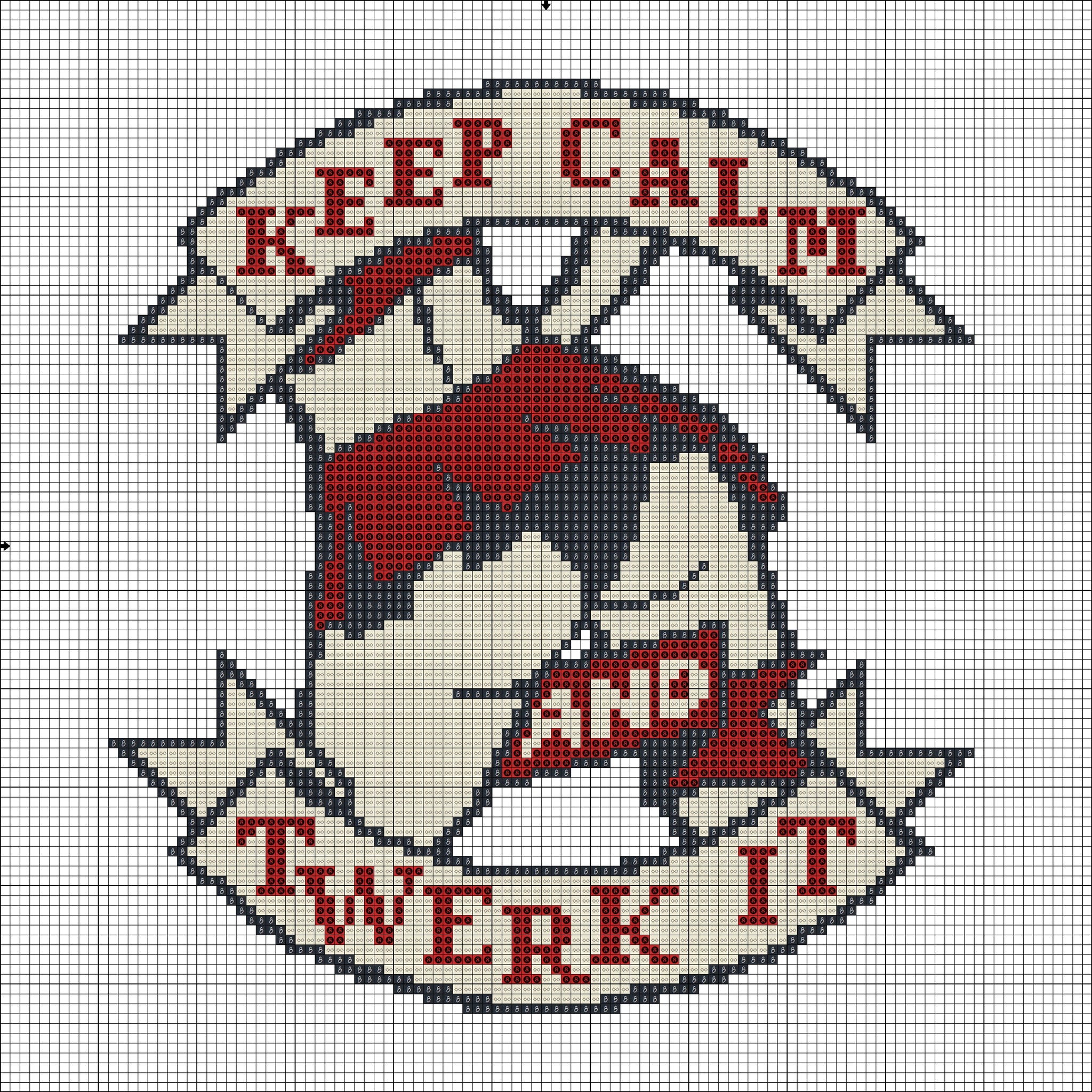 Keep calm funny motivational free cross stitch pattern