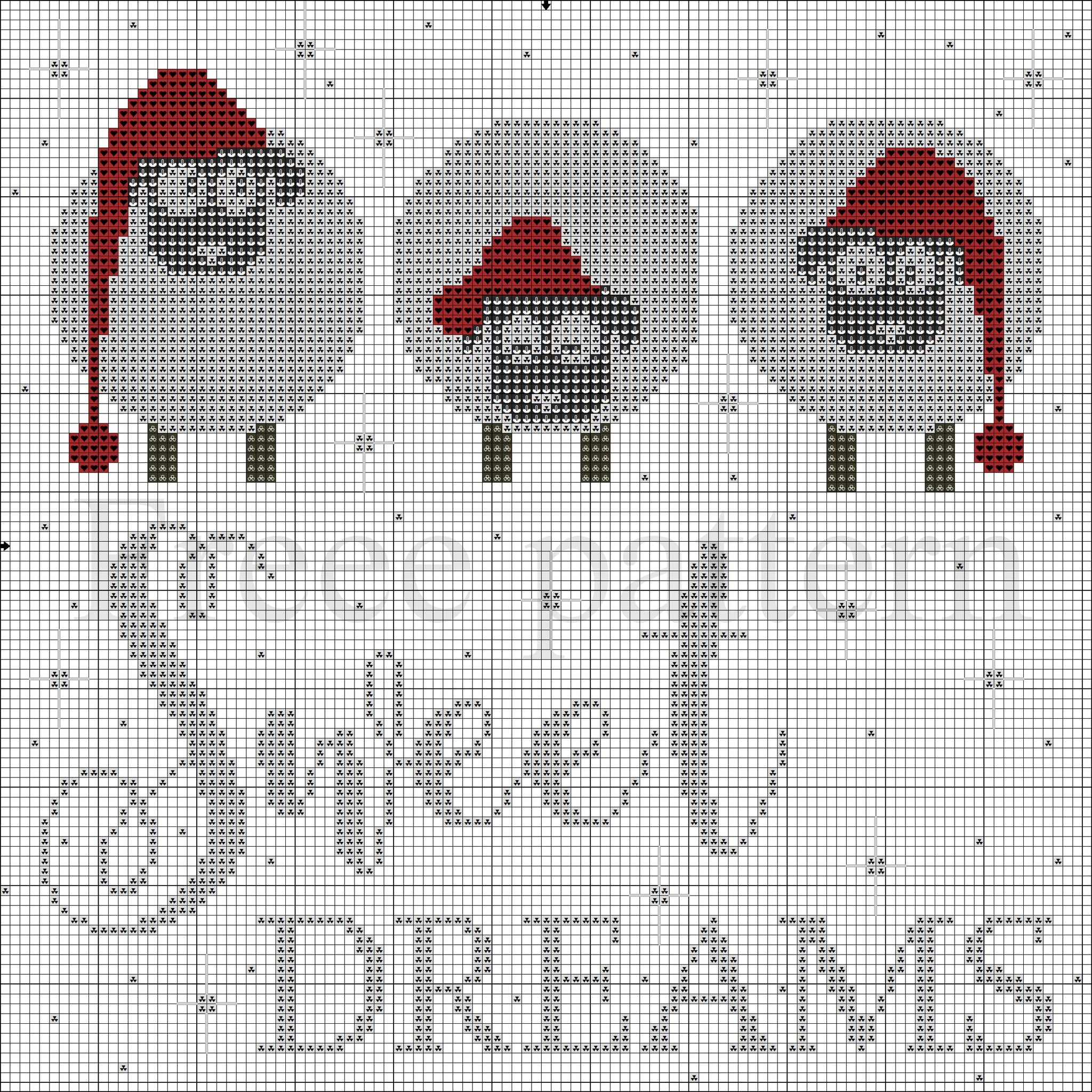 Sweet dreams funny sheeps cross stitch pattern