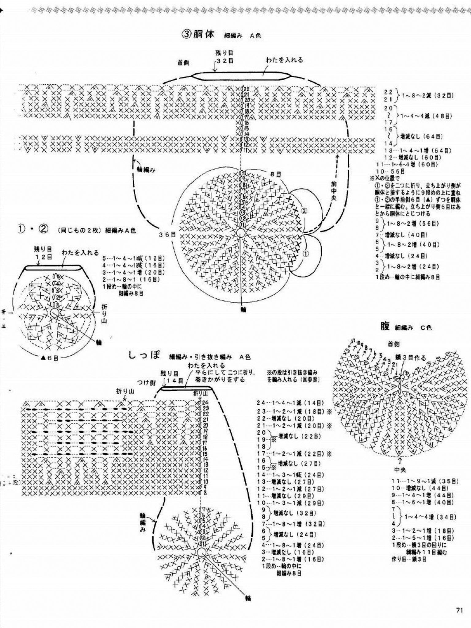 Amigurumi crochet owl pattern
