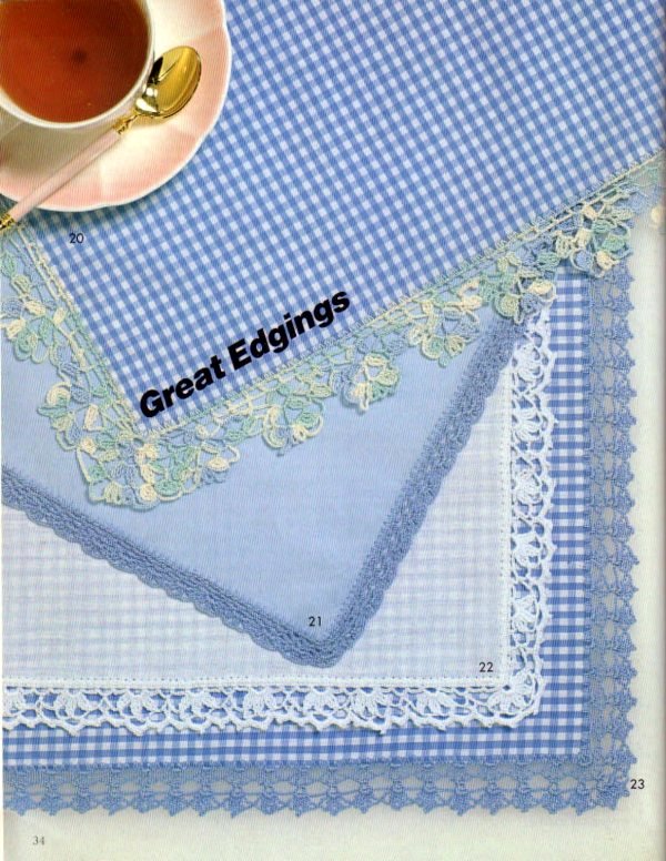 Elegant crochet ending simple patterns - JPCrochet