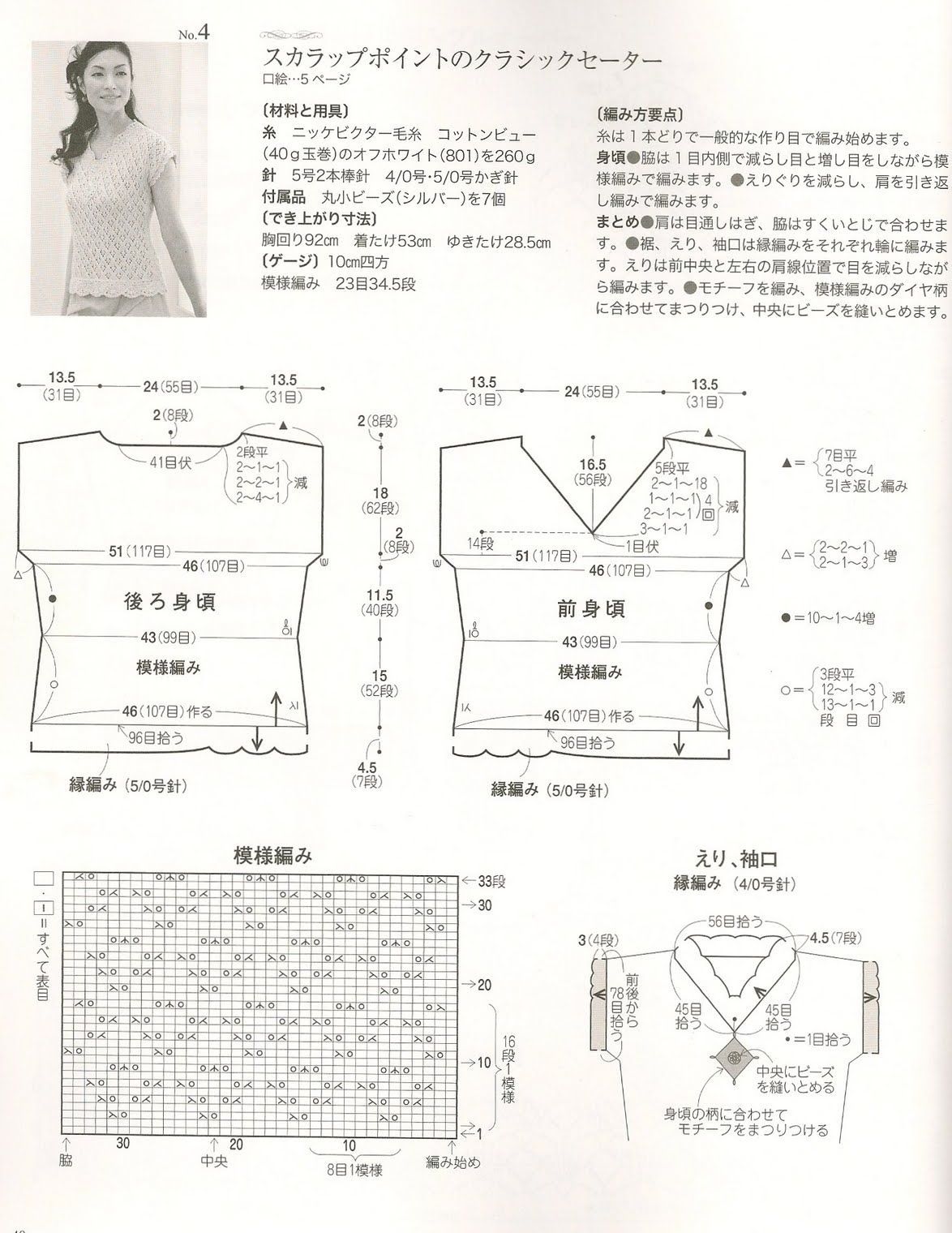 Knit top pattern