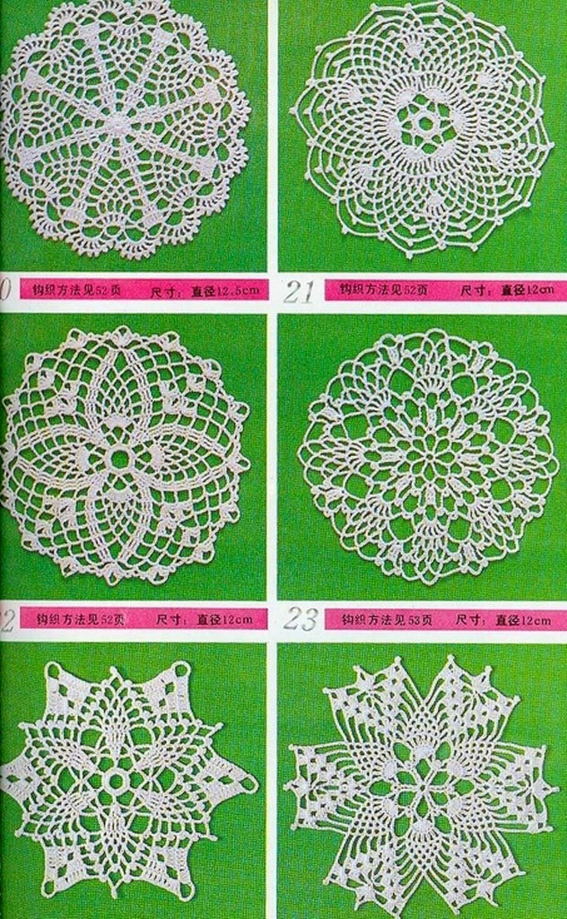 Cute pineapple small doily crochet patterns