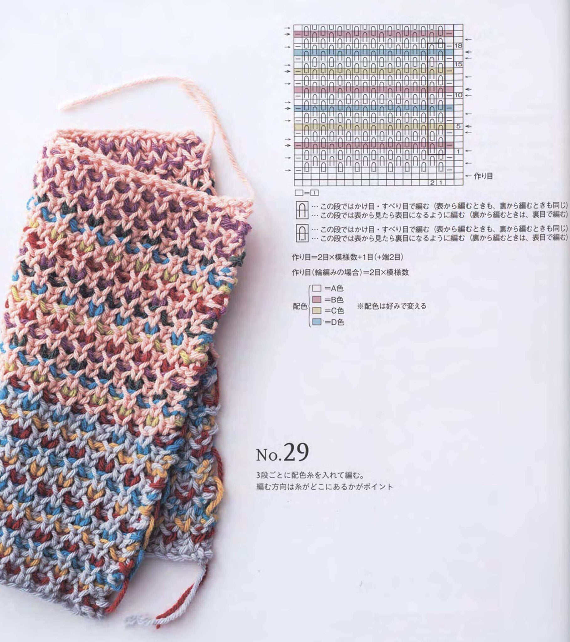 Intricate knitting patterns