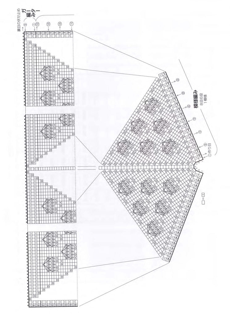 Gray shawl easy knitting pattern