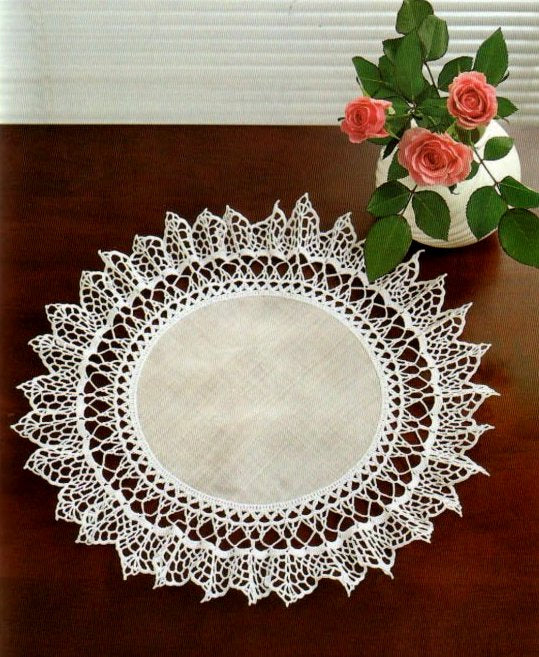 Easy crochet doily pattern - JPCrochet