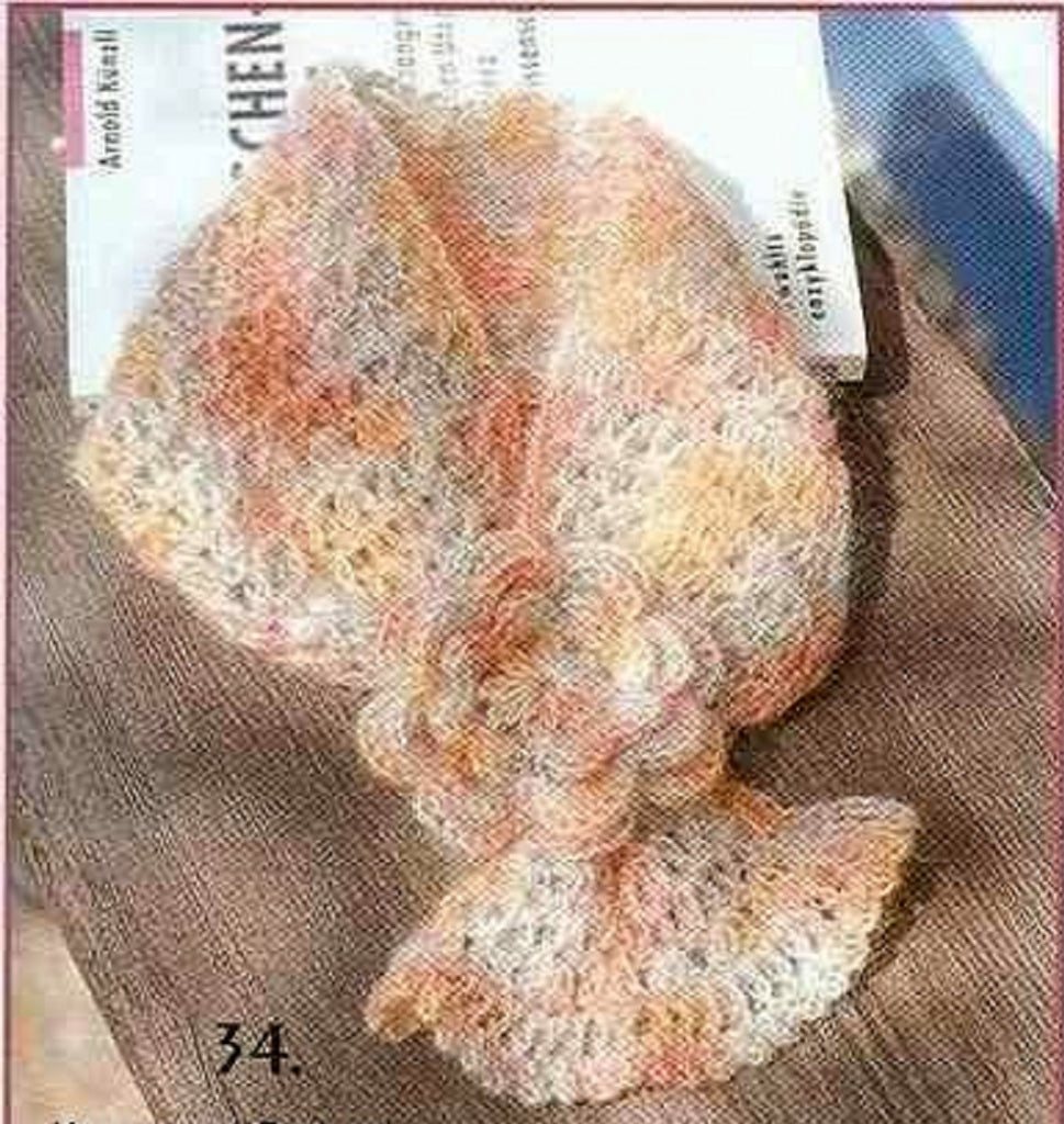 Mohair crochet scarf pattern JPCrochet