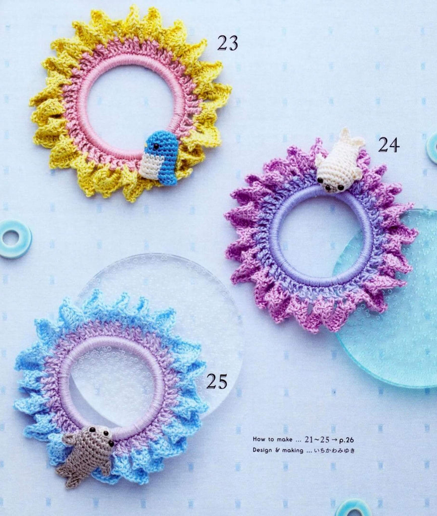 Cute and easy crochet hair scrunchy free patterns