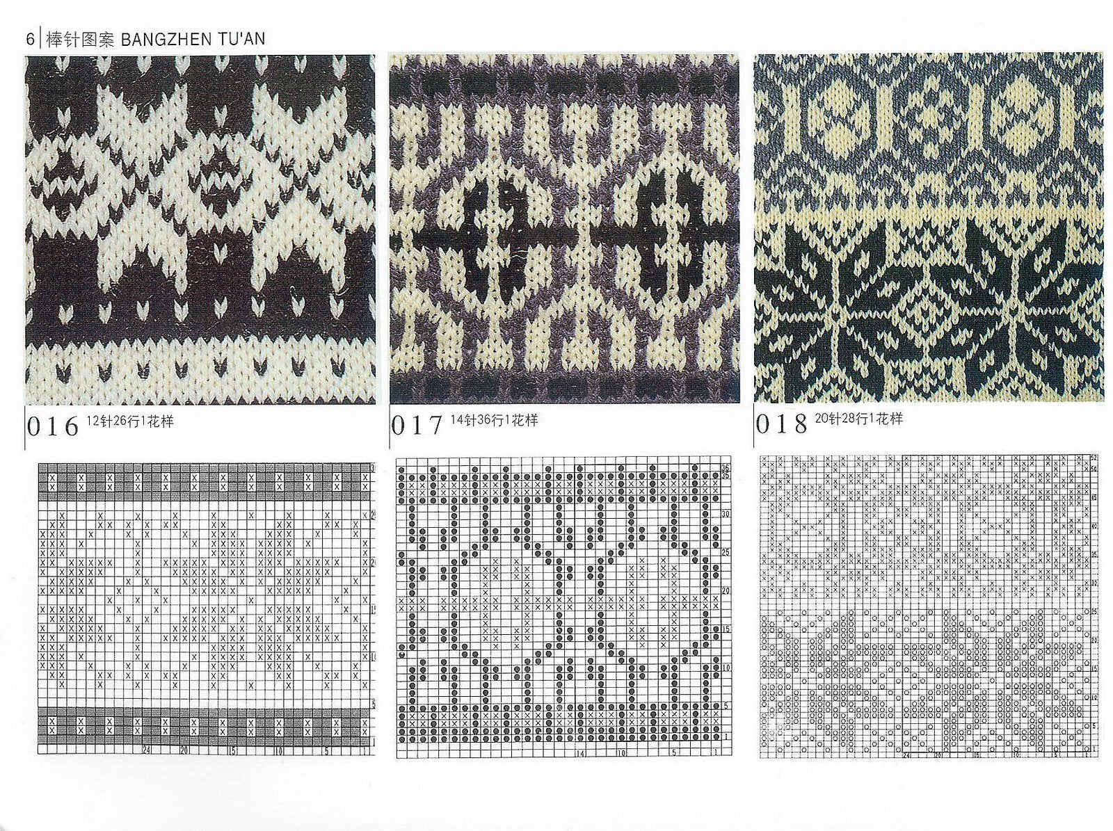 Jacquard knitting patterns - JPCrochet