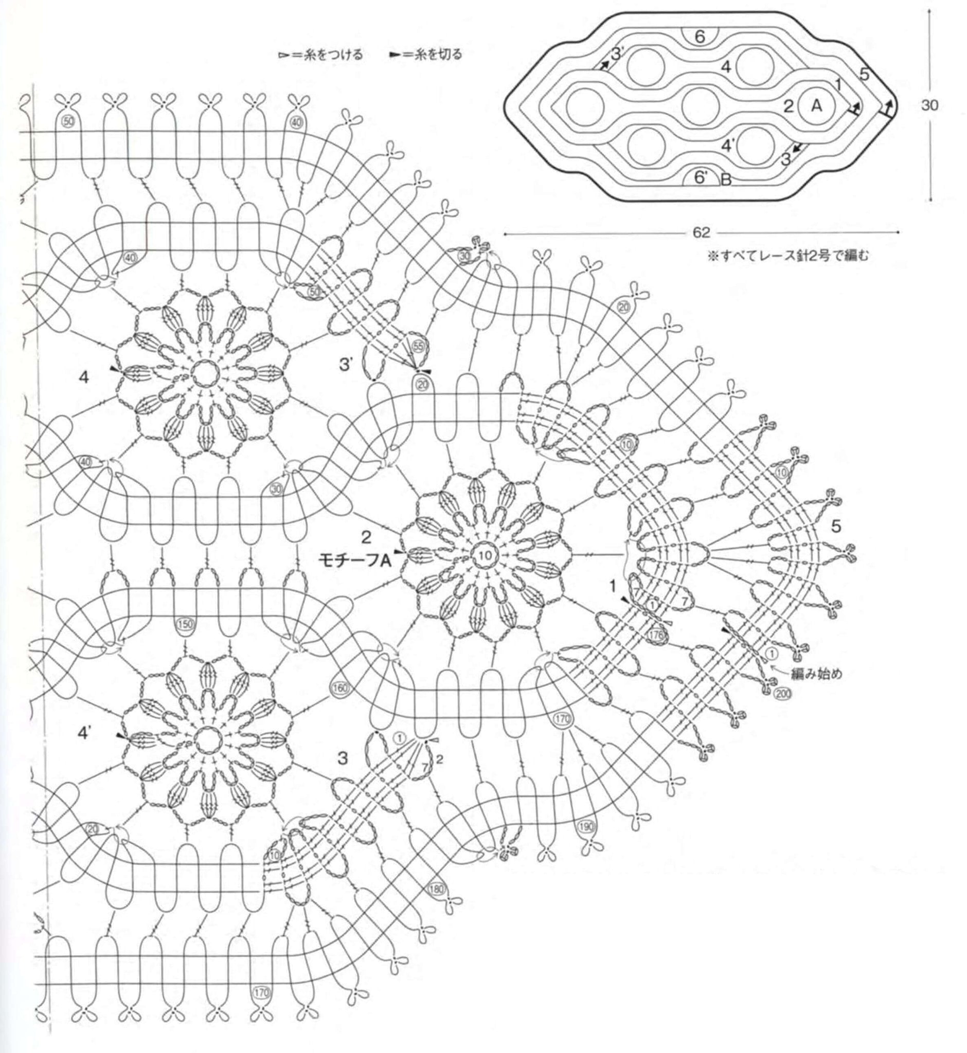 Elegant crochet runner pattern