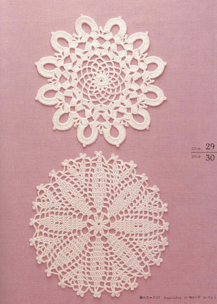 Small round crochet doily patterns