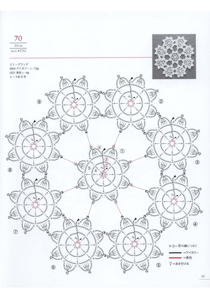 Easy crochet motifs small doily designs 