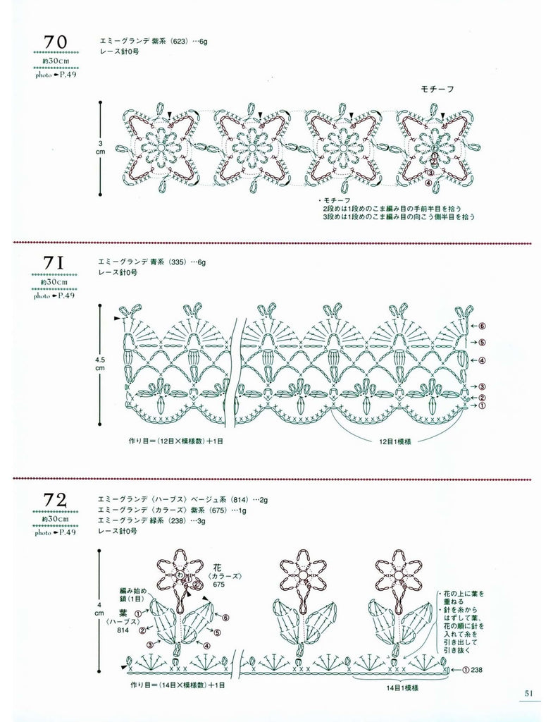 Cute crochet lace patterns