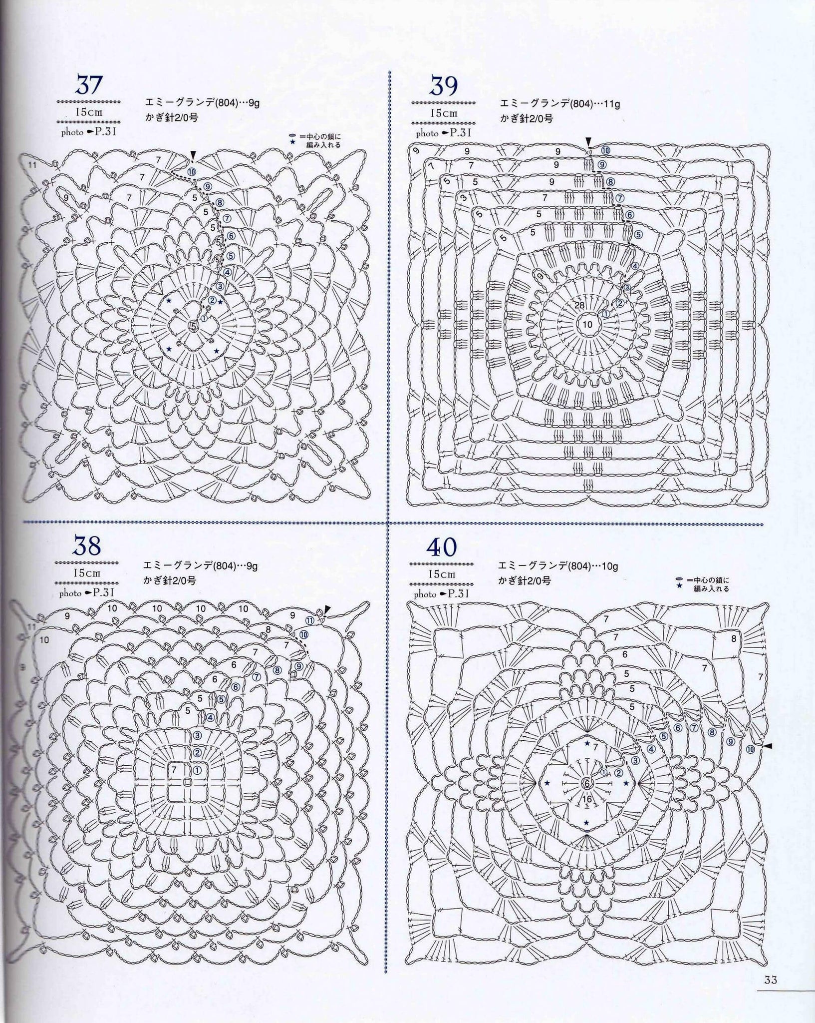 Cool pineapple motifs small crochet doily patterns