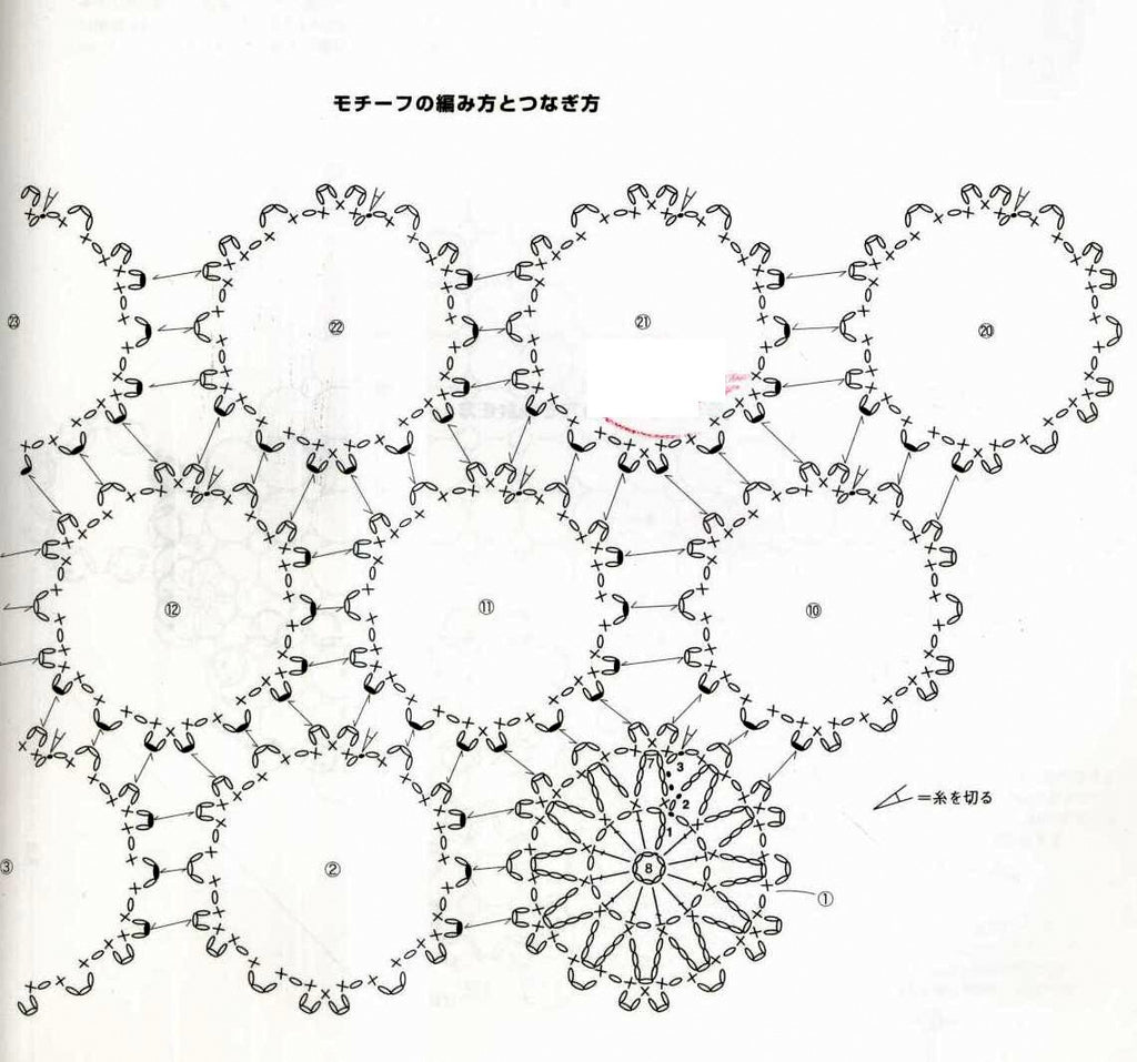 White crochet shawl pattern - JPCrochet