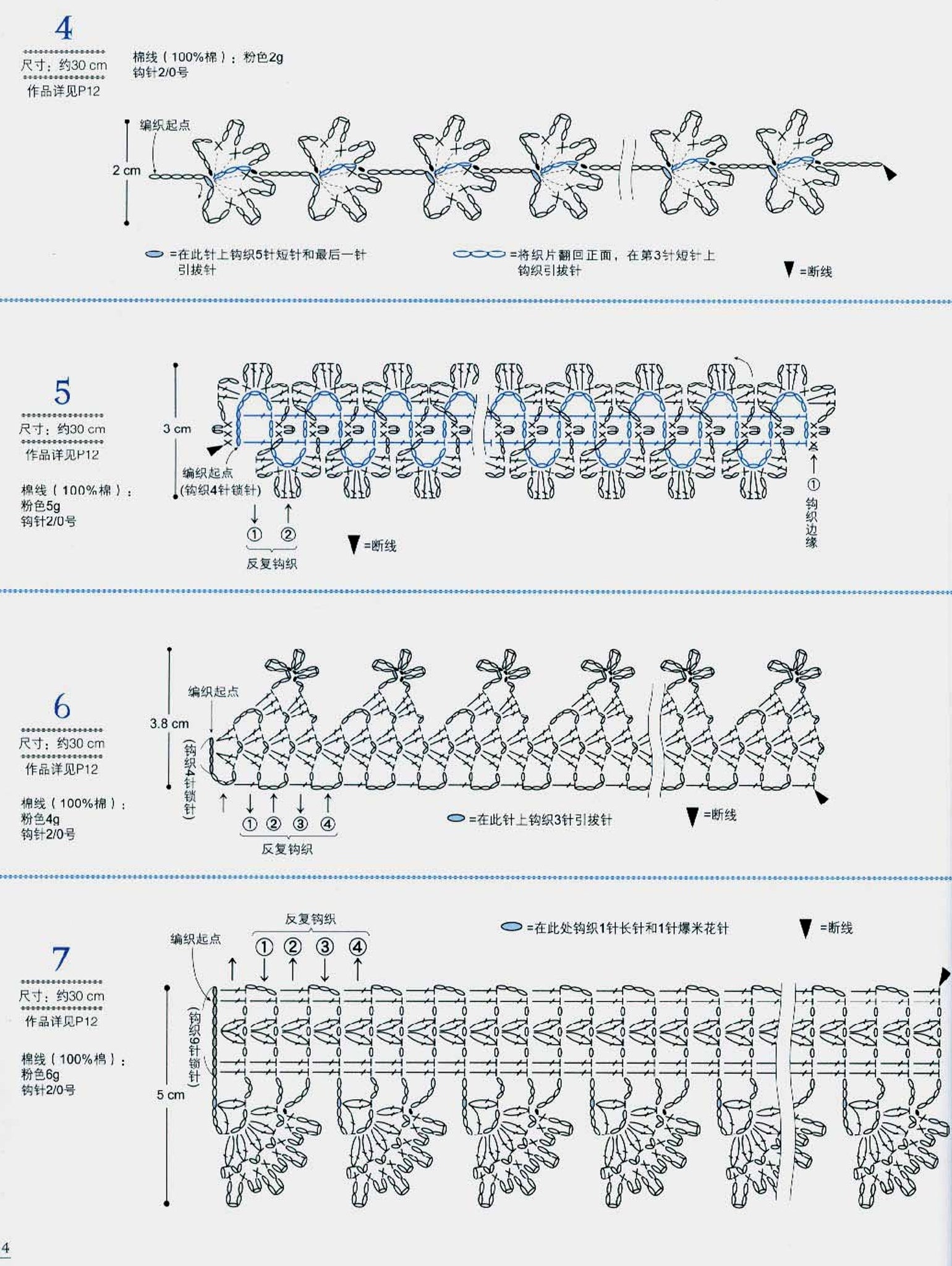 Modern crochet lace patterns