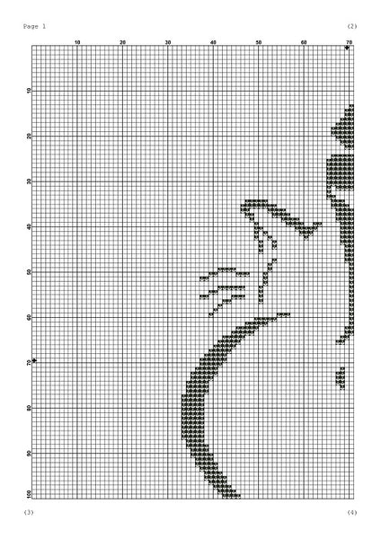Black cat cross stitch pattern Cute animals easy embroidery – JPCrochet