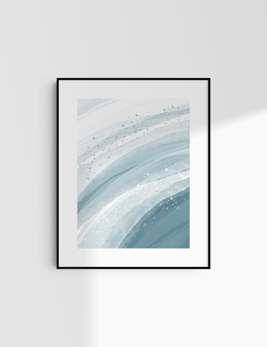 WATERCOLOR ABSTRACT. Blue Aesthetic. Abstract Watercolor Painting ...