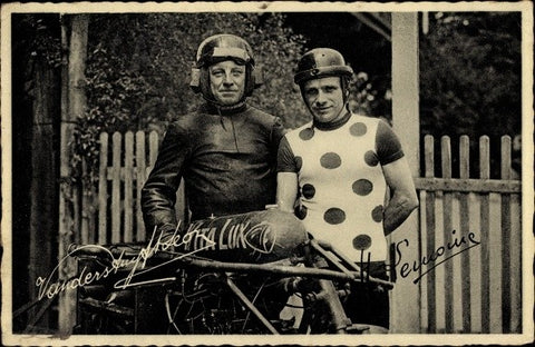 Retro cycling jerseys - THE FRENCH POLKA DOT JERSEY COMES FROM ENGLAND