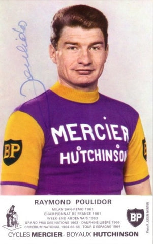 Raymond Poulidor in Mercier Hutchinson Jersey