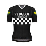 Peugeot zwart dames wielershirt